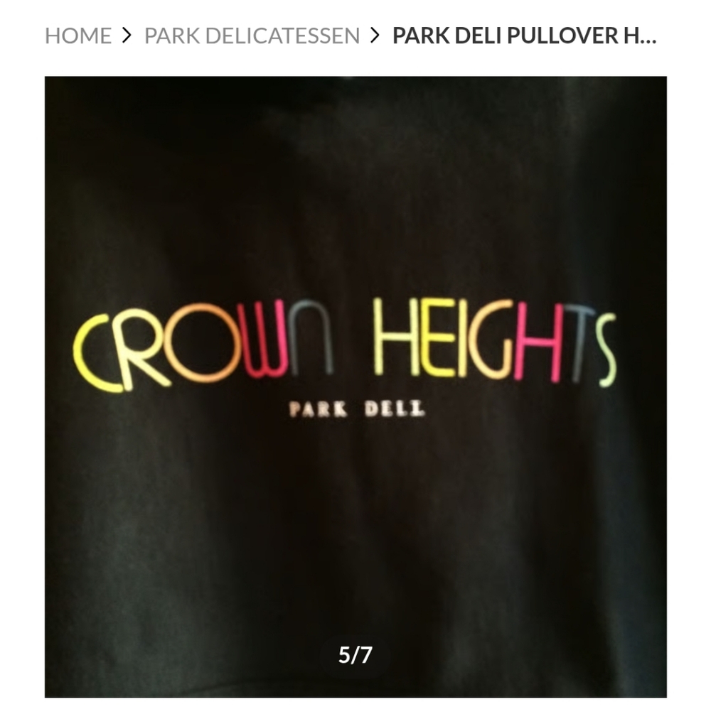 Champion Black Pullover with Multicolor Print